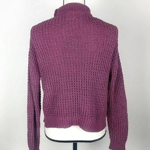 Dusty Rose Mauve Chenille Sweater - Picture 2 of 12